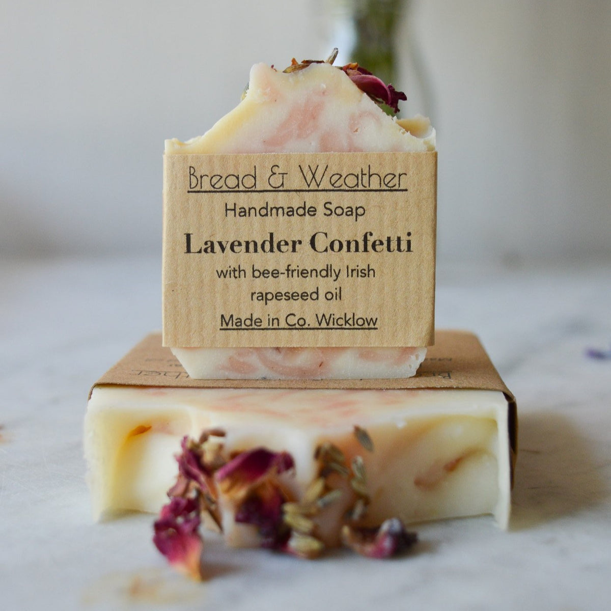 Lavender Confetti Handmade Soap