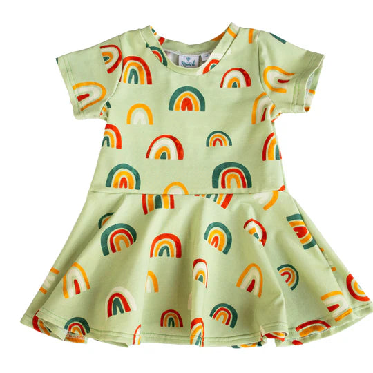 Green Rainbow Organic Dress