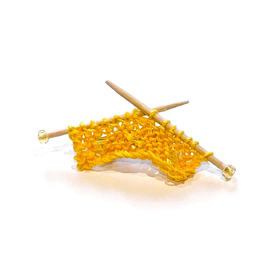 Rubyhues 'Knitting' Brooch