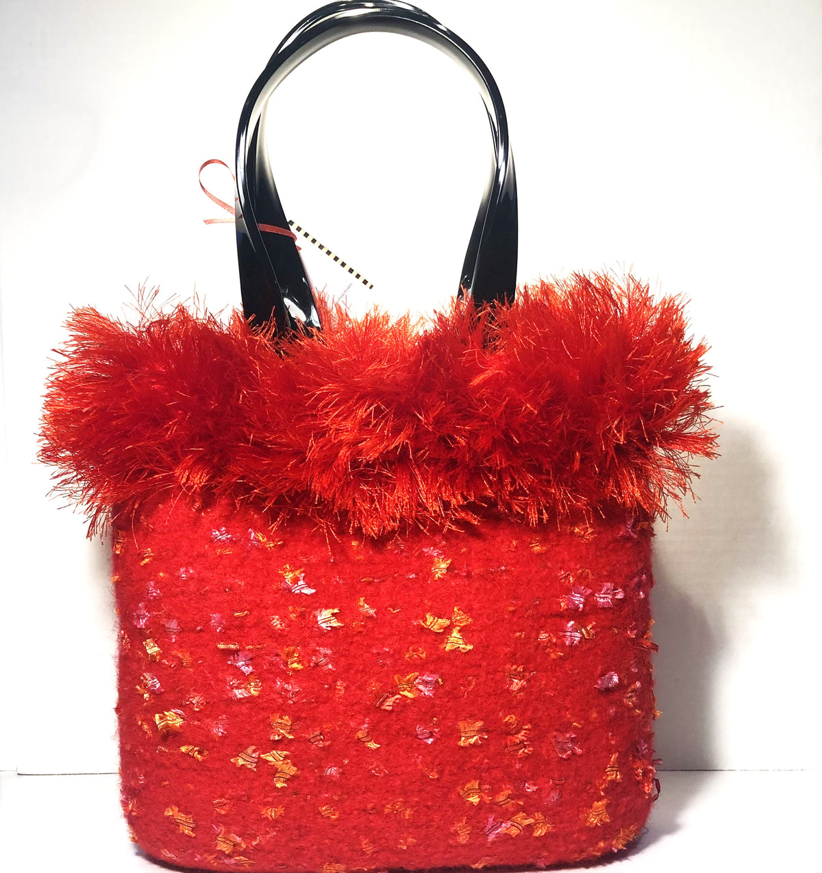 Mia&#39;s &#39;Scarlet  Fur Trim&#39; Bag