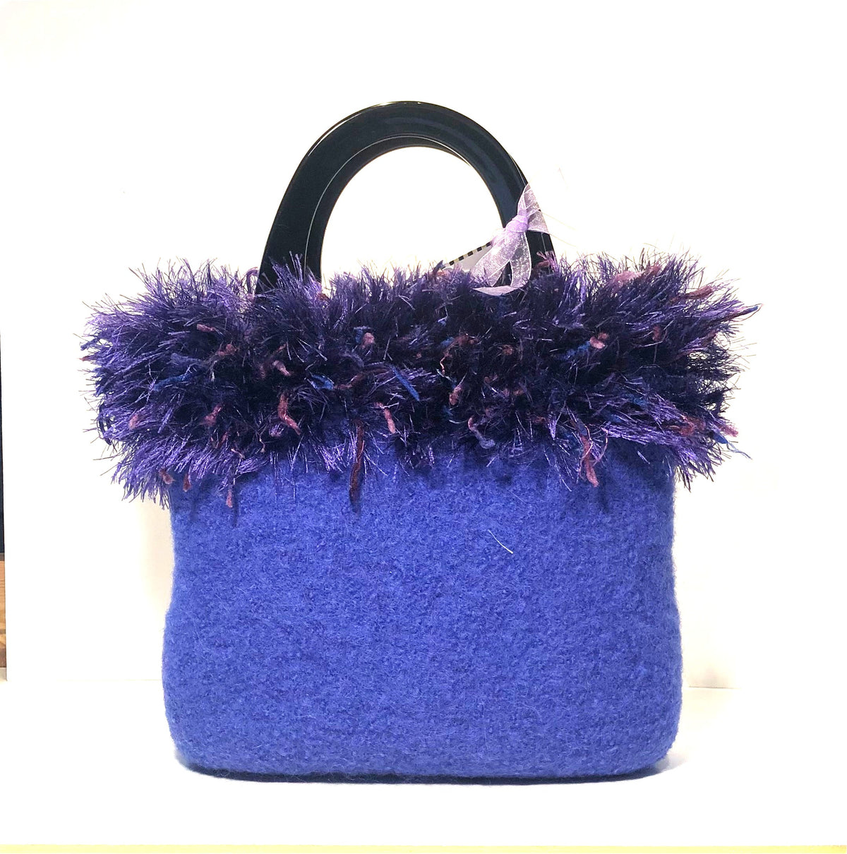 Mia&#39;s &#39;Lavender Fur Trim&#39; Bag