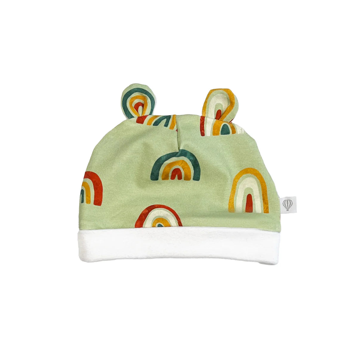 Green Rainbow Hat with Ears