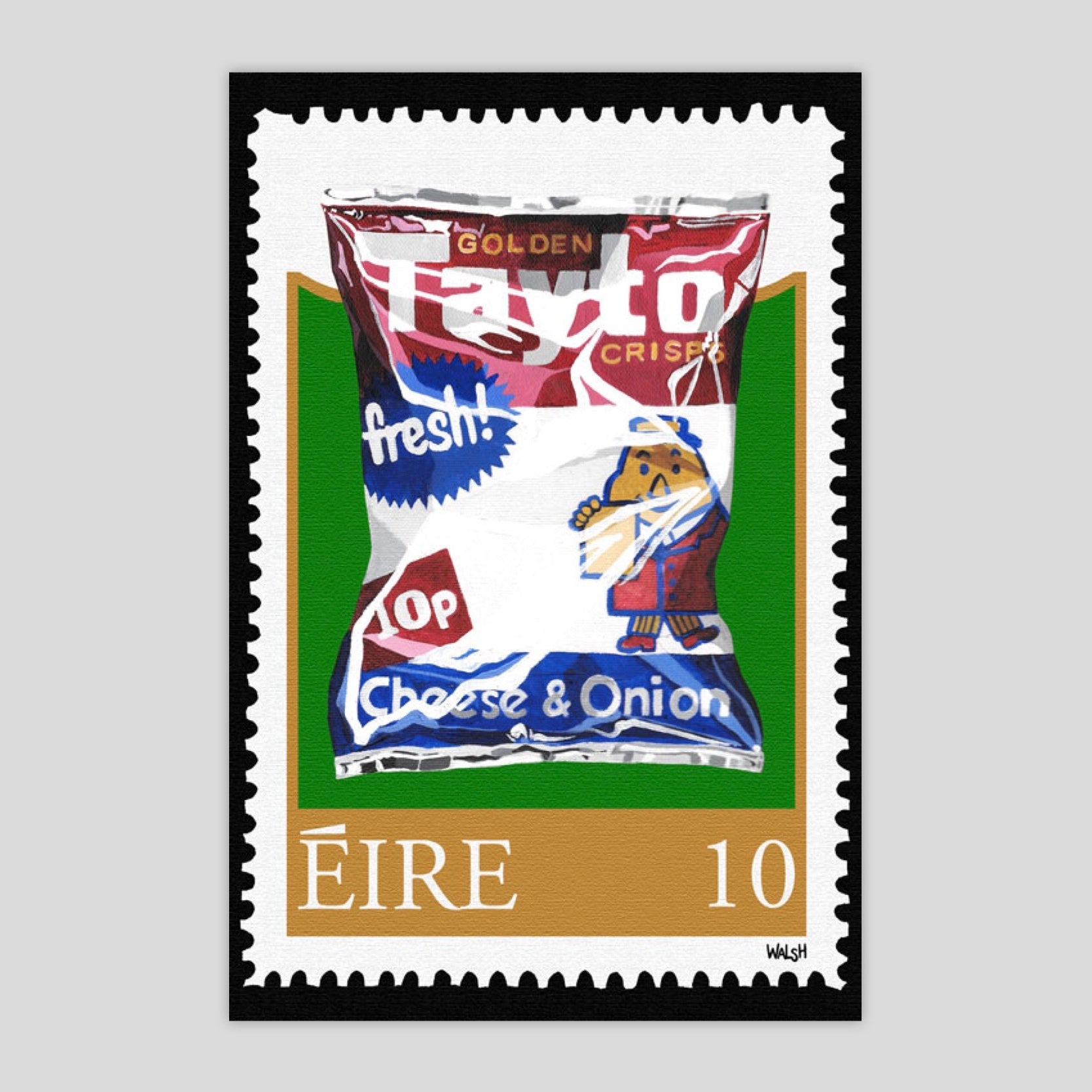 10p Tayto Stamp