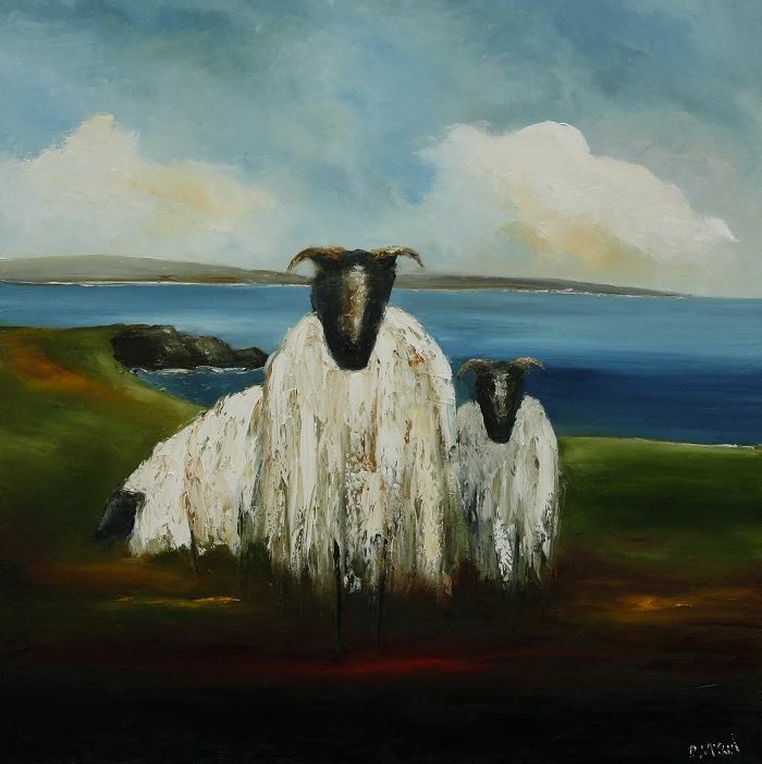 PMcC &#39;Wild Atlantic Sheep&#39; Print