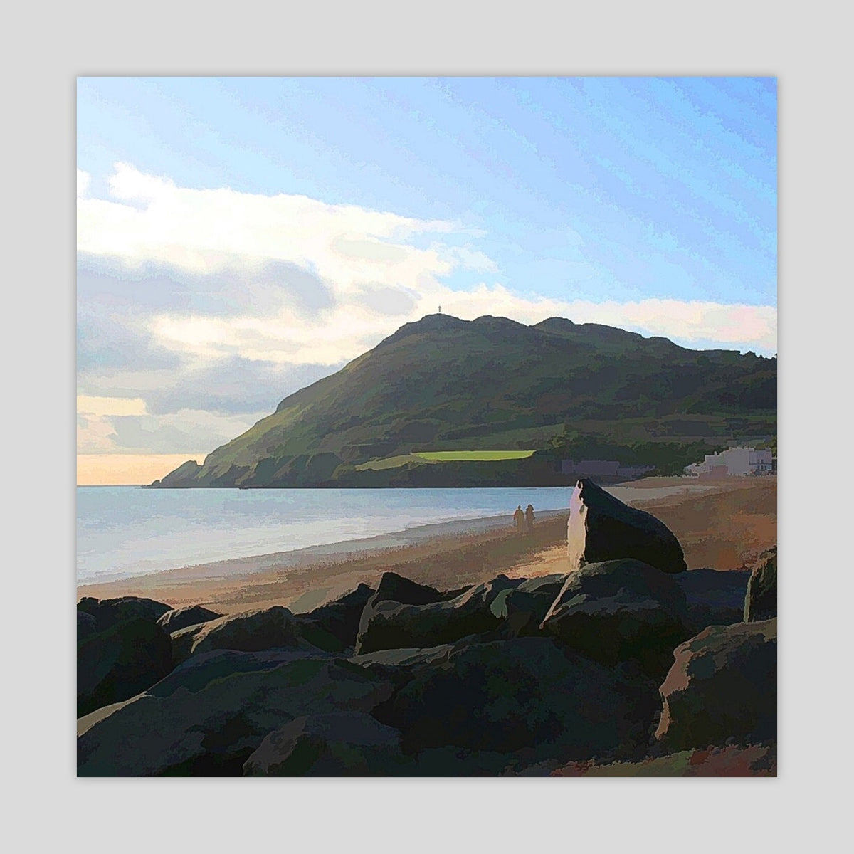 A Walk on the Beach (Bray Head) (2781S-M4)