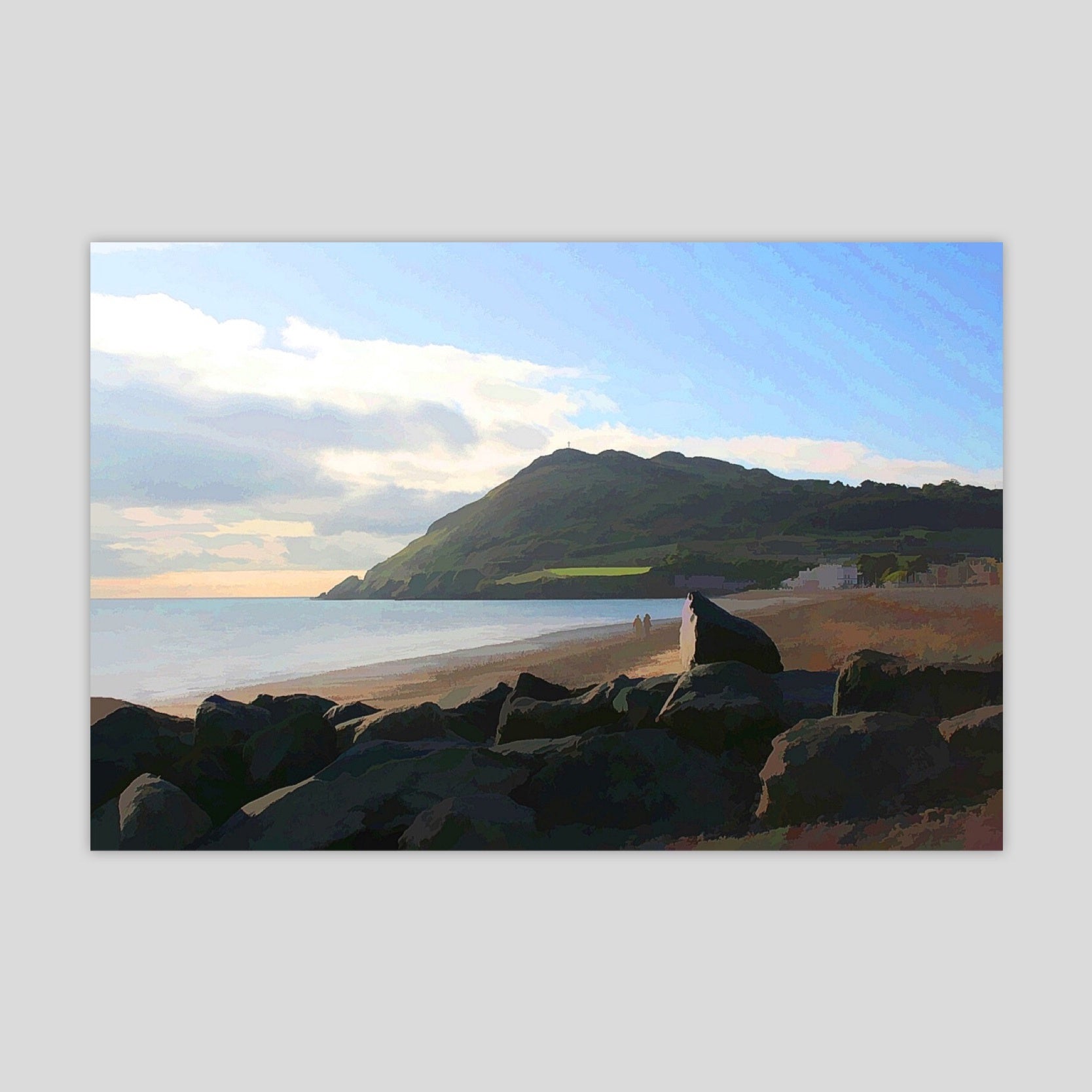 A Walk on the Beach (Bray Head) (2781R-M4)