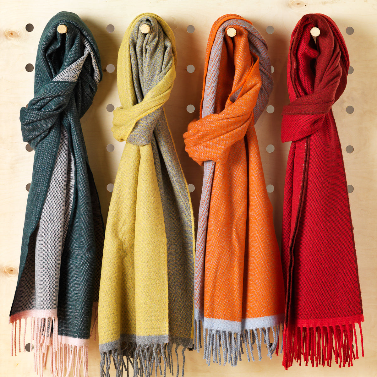 &quot;Nectarine&quot; Reversible Cashmere Wrap