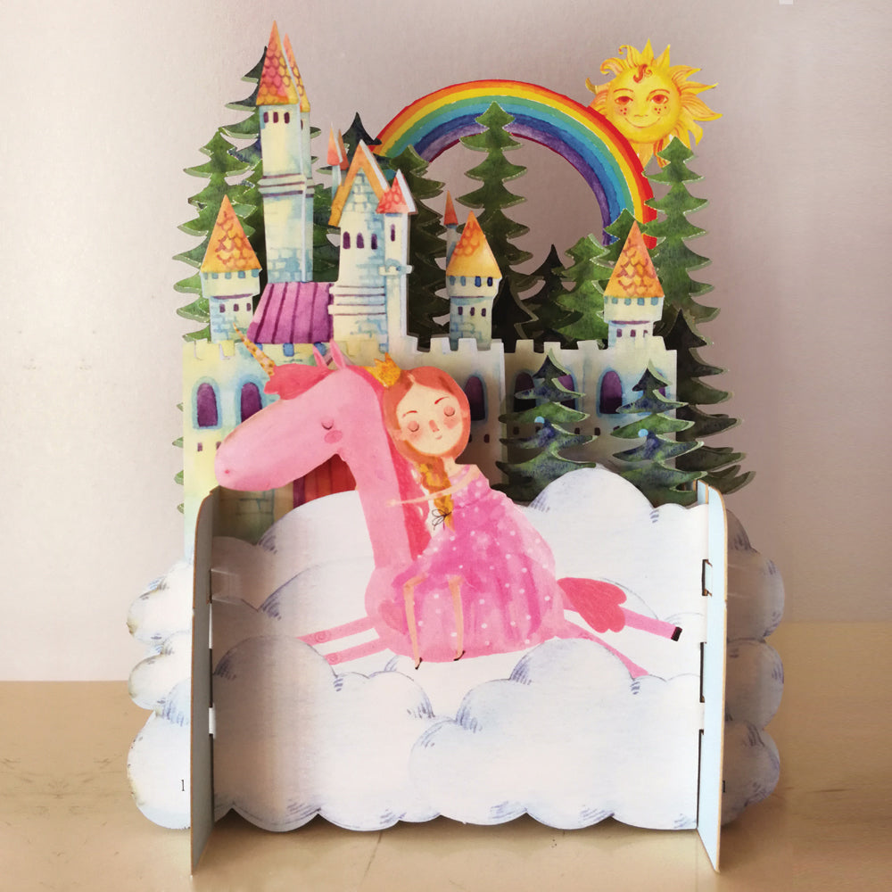 Kids Pop-up 3D Card &#39;Unicorn&#39; (KID010)