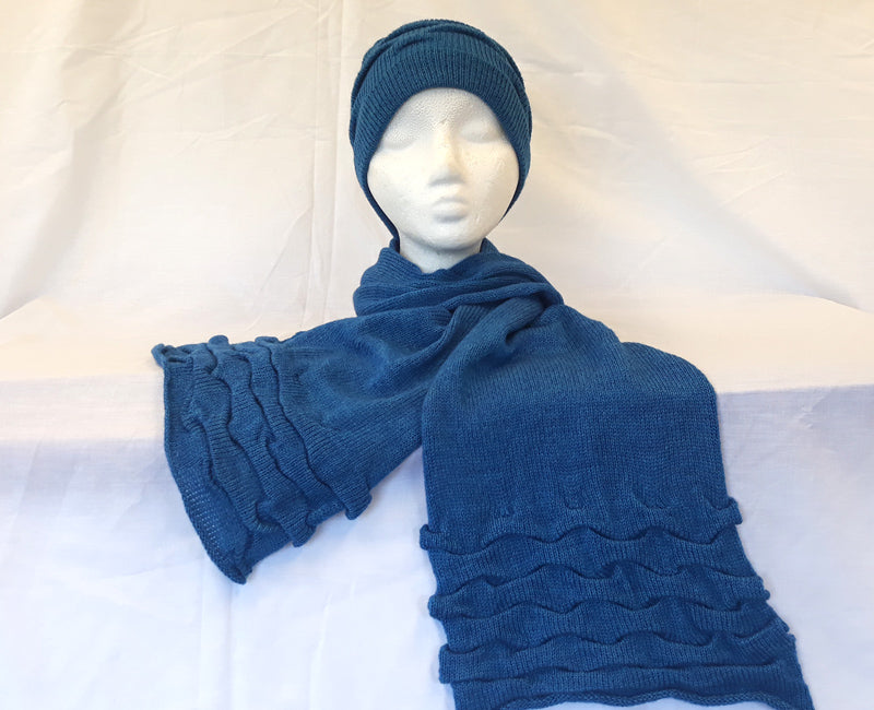 Hat and Scarf Set Slate