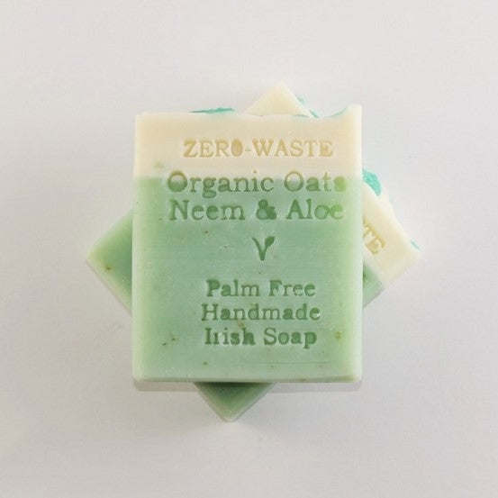 Organic Oatmeal, Neem &amp; Aloe Palm Free Soap