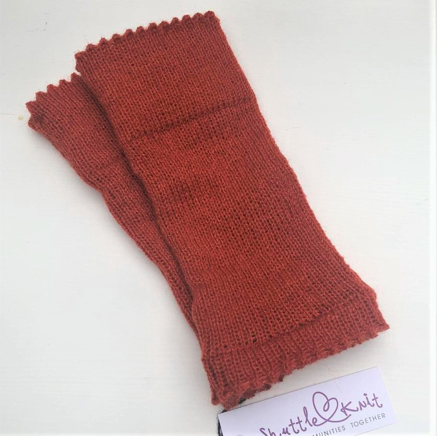 Fingerless Gloves Pink