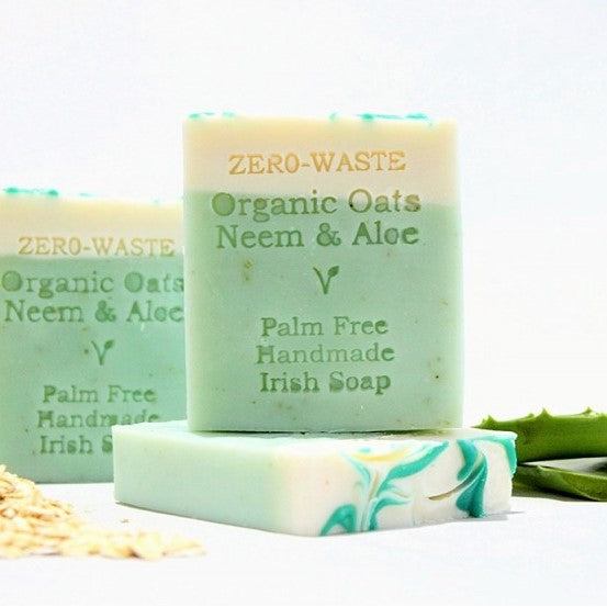 Organic Oatmeal, Neem &amp; Aloe Palm Free Soap